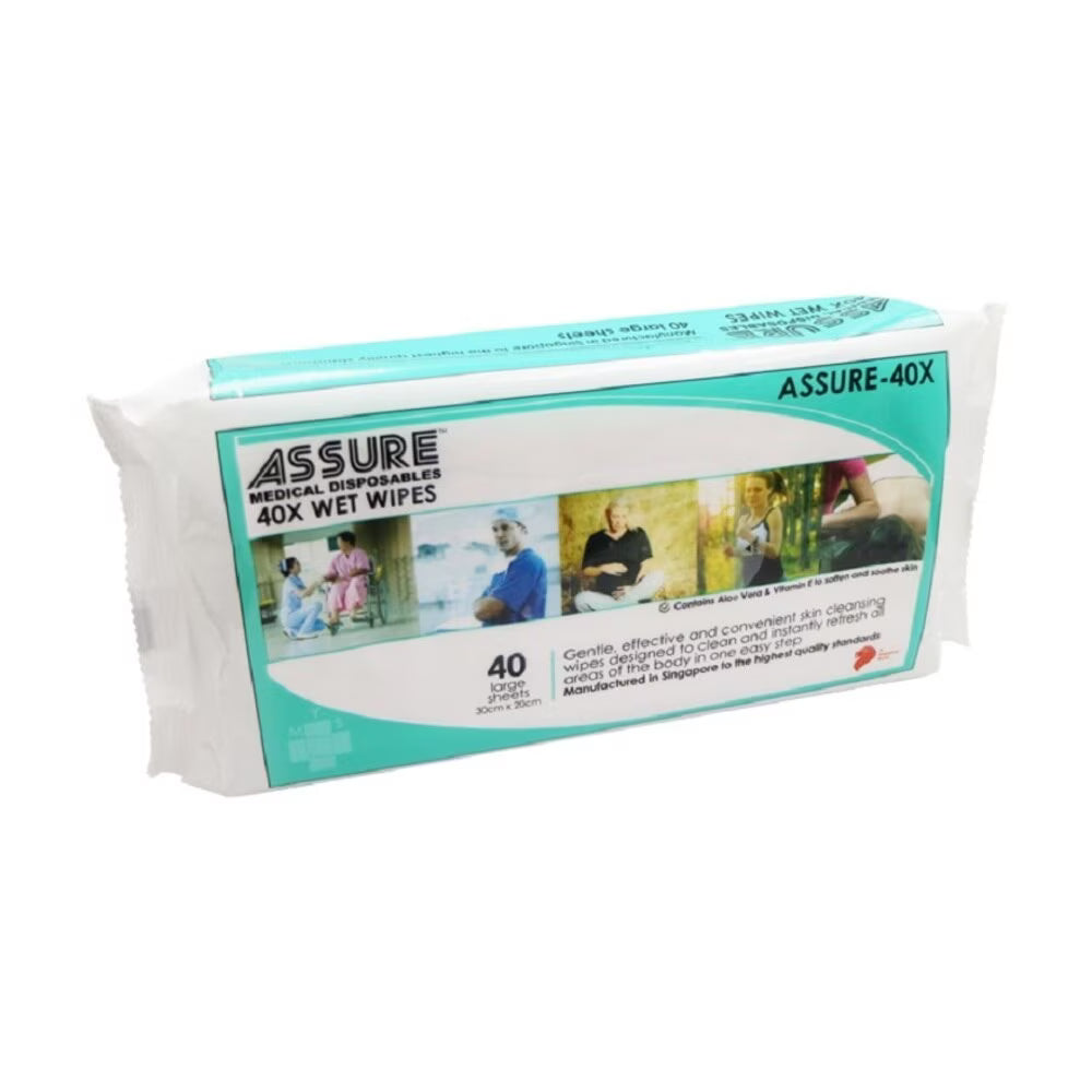 Assure Wet Wipes 40X - Shepherd Supplies