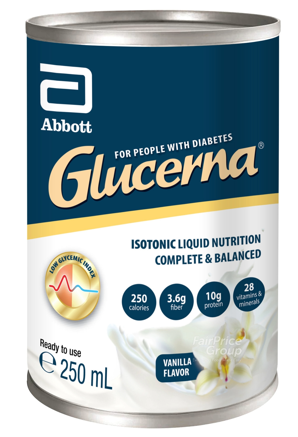 Abbott Glucerna Liquid Vanilla 250ml - Shepherd Supplies