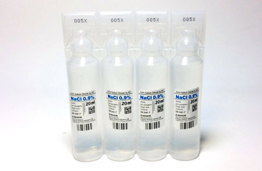 Sodium Chloride 0.9% for Injection 20ml, Miniplasco Connect - Shepherd Supplies