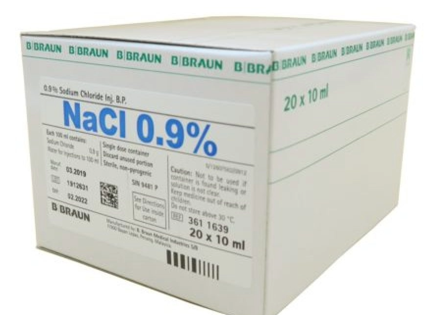 Sodium Chloride For Injection 10ml - Shepherd Supplies