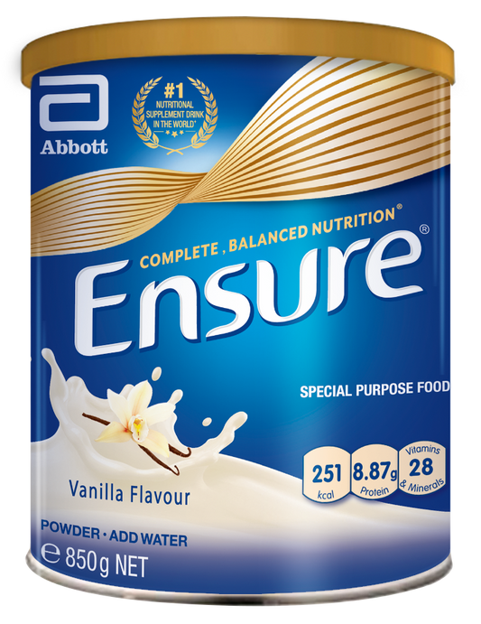 Abbott Ensure Powder Vanilla 850g - Shepherd Supplies